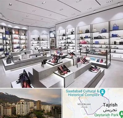 فروشگاه کیف و کفش زنانه در زعفرانیه