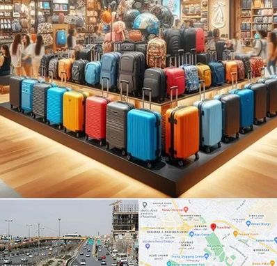 فروشگاه کیف و چمدان در بلوار توس مشهد 