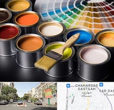 عمده فروشی رنگ ساختمانی در چهارصد دستگاه 