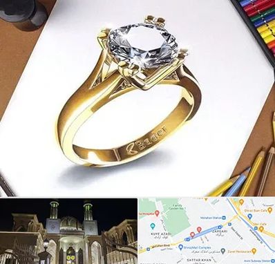 کلاس طراحی جواهرات در زرگری شیراز 