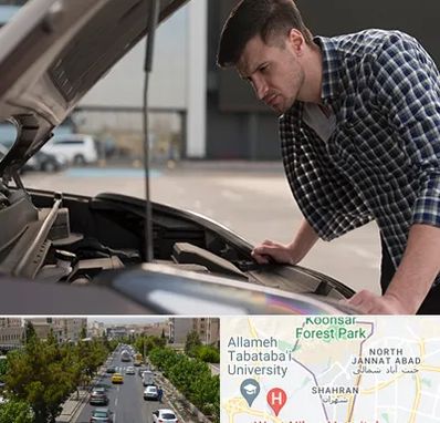 کارشناسی خودرو سیار در شهران 
