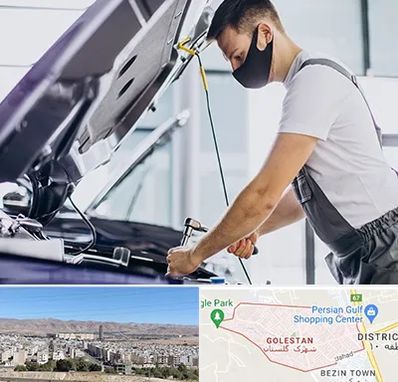 کارشناسی خودرو در محل در شهرک گلستان شیراز 