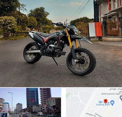 فروش موتور سیکلت کویر در چهارراه طالقانی کرج 