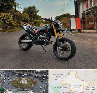فروش موتور سیکلت کویر در فردیس کرج 
