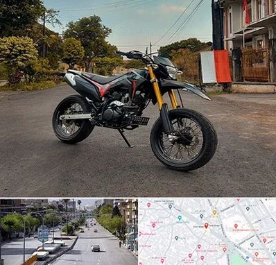فروش موتور سیکلت کویر در خیابان زند شیراز 