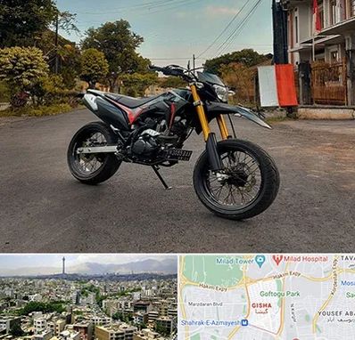 فروش موتور سیکلت کویر در گیشا 