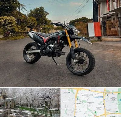 فروش موتور سیکلت کویر در باغ فیض 