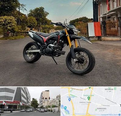 فروش موتور سیکلت کویر در بلوار فردوس 