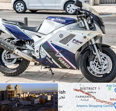 فروش موتور سیکلت یاماها در فرمانیه 
