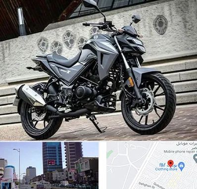 فروش موتور سیکلت جترو در چهارراه طالقانی کرج 