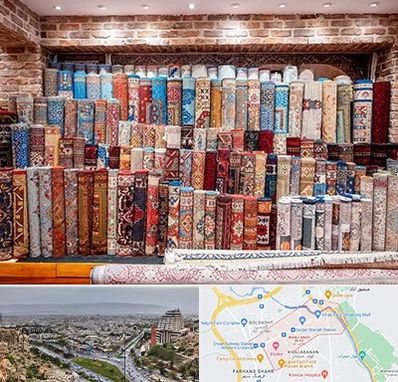 فرش فروشی در معالی آباد شیراز 
