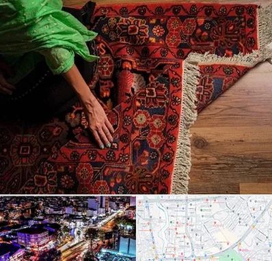 فروش فرش دستباف در منظریه رشت 