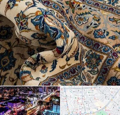 فروش فرش دستباف دست دوم در منظریه رشت 