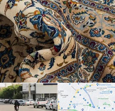 فروش فرش دستباف دست دوم در قدوسی شرقی شیراز 