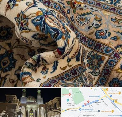 فروش فرش دستباف دست دوم در زرگری شیراز 