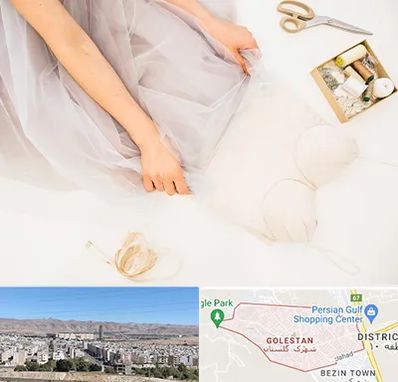 آموزش دوخت لباس عروس در شهرک گلستان شیراز 