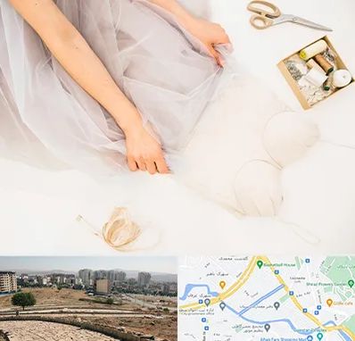 آموزش دوخت لباس عروس در کوی وحدت شیراز 