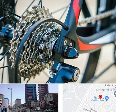 فروش قطعات دوچرخه در چهارراه طالقانی کرج 