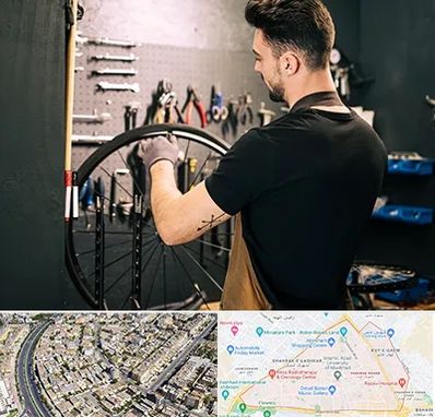تعمیرکار دوچرخه در شهرک غرب مشهد 