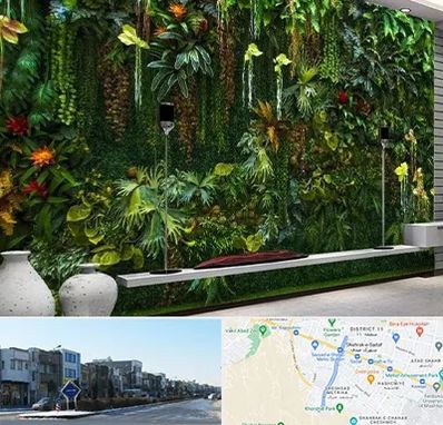 دیوار سبز مصنوعی در شریعتی مشهد 