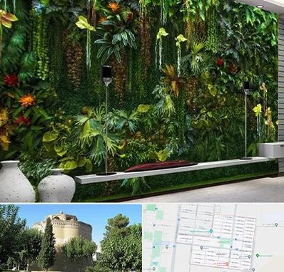 دیوار سبز مصنوعی در مرداویج اصفهان 