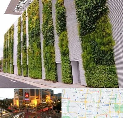 دیوار سبز در جنت آباد تهران 
