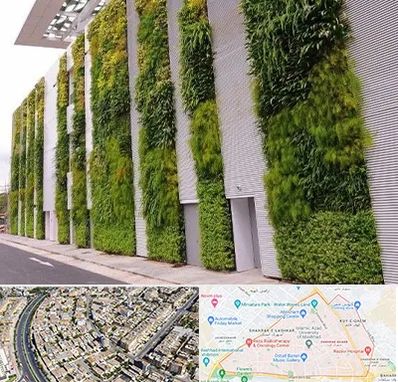 دیوار سبز در شهرک غرب مشهد 