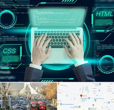 آموزش HTML و CSS در خیابان آزادی 