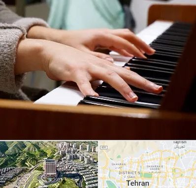 آموزشگاه پیانو در شمال تهران