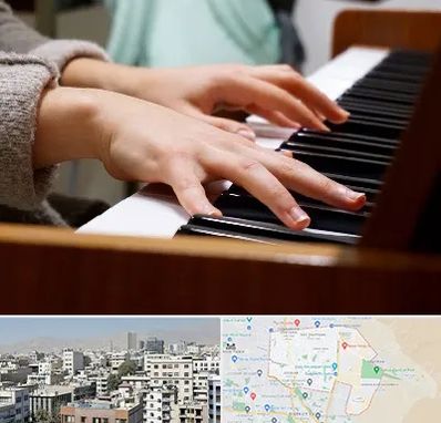 آموزشگاه پیانو در منطقه 14 تهران