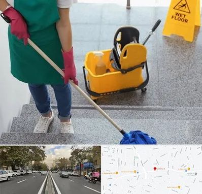نظافت راه پله در دولت