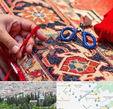 رفوگری فرش در محلاتی شیراز