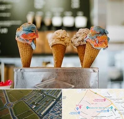 بستنی فروشی در الهیه مشهد
