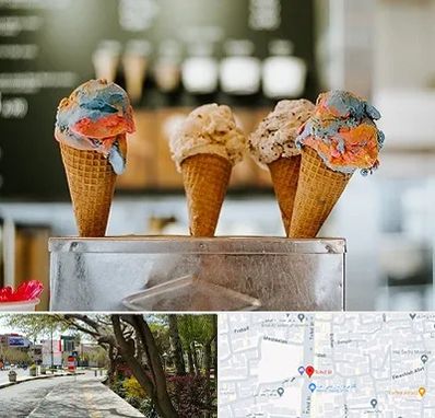 بستنی فروشی در خیابان توحید اصفهان