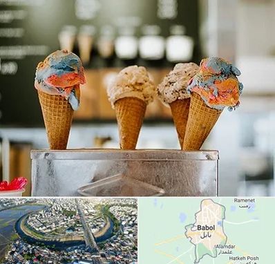 بستنی فروشی در بابل