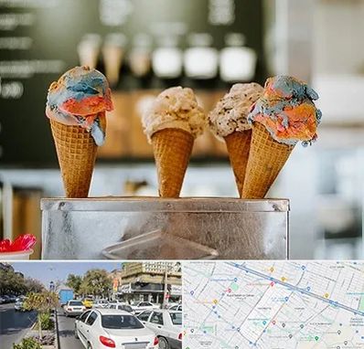 بستنی فروشی در مفتح مشهد