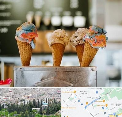 بستنی فروشی در محلاتی شیراز