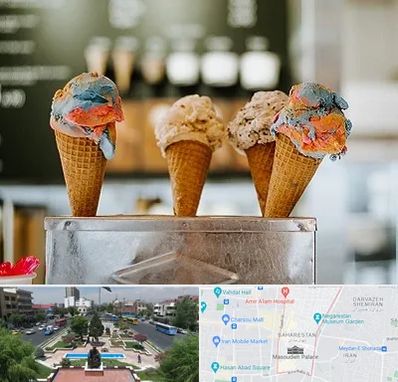 بستنی فروشی در بهارستان