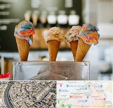 بستنی فروشی در شهرک غرب مشهد