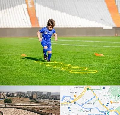 مدرسه فوتبال در کوی وحدت شیراز