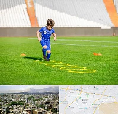 مدرسه فوتبال در منطقه 8 تهران