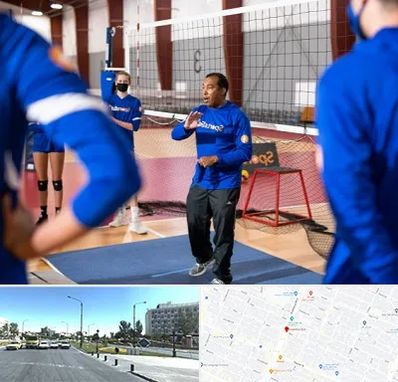مربی والیبال در بلوار کلاهدوز مشهد
