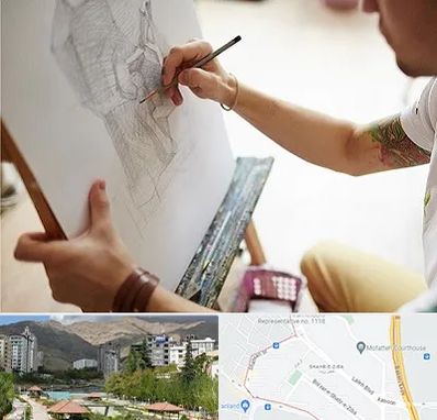 آموزشگاه طراحی سیاه قلم در شهر زیبا