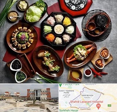 رستوران کره ای در حکیمیه
