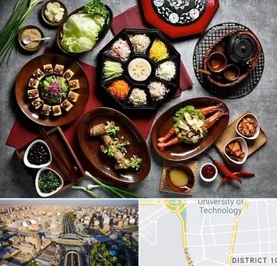 رستوران کره ای در استاد معین