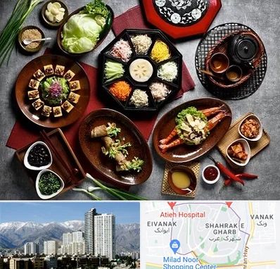 رستوران کره ای در شهرک غرب 