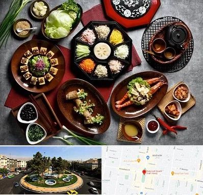 رستوران کره ای در هفت حوض