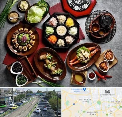 رستوران کره ای در جنوب تهران