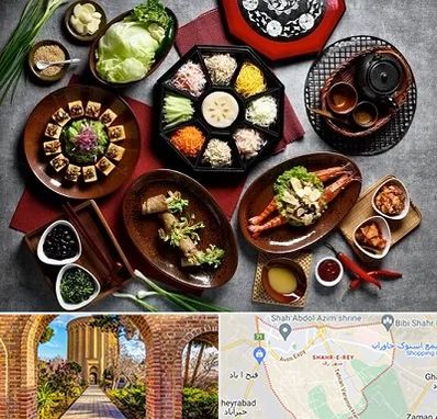 رستوران کره ای در شهر ری