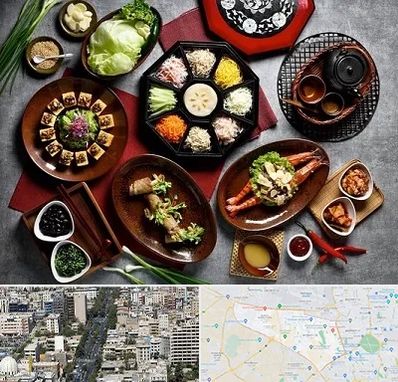 رستوران کره ای در منطقه 18 تهران